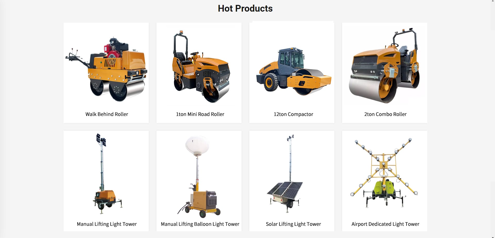 Peak Force Five Product Navigation